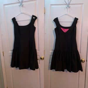 Original Milly black fit and flare bodice dress